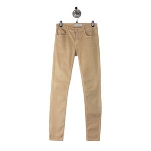 Zara beige slim fit jeans.